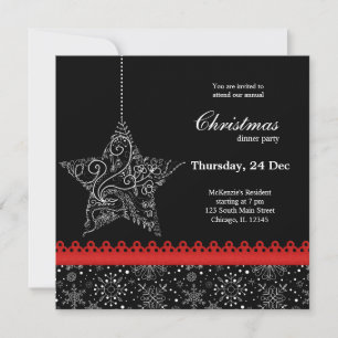 Invitación Ornamento de Navidad