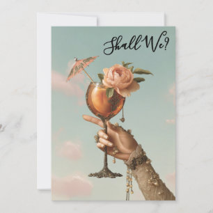 Invitación *~* Ornate 3 A101 Cóctel FOTO  DESPEDIDA DE SOLTER