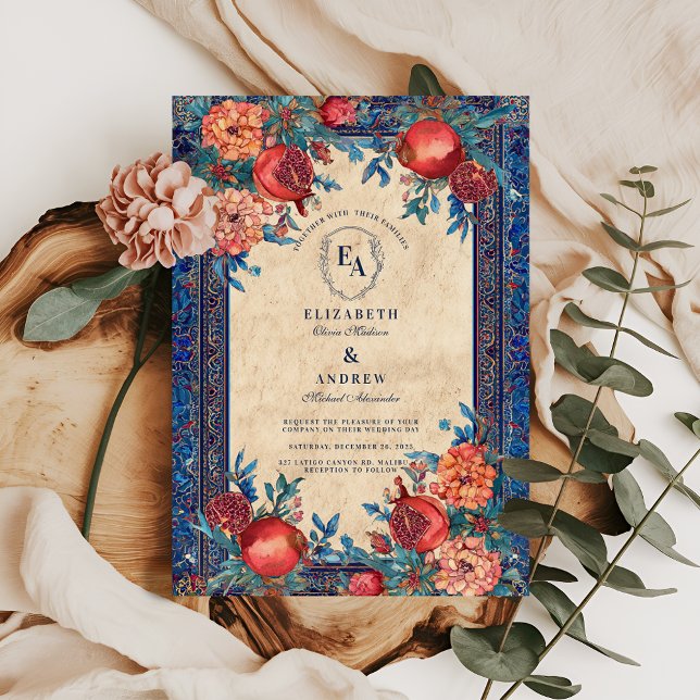 Invitación Ornate Garden Bloom Romantic Boda (Subido por el creador)