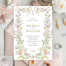 Ornate Grace Pastel Rubor Boda Floral