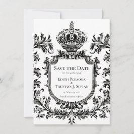 Invitación Ornate Laurel y Filigree, Boda