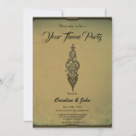 Invitación Ornate Treble Clef