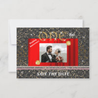 Oro 1er aniversario Boda Tejidos y Perlas Negros