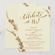 Oro "Celebre con Nosotros" con Botánicos, Marfil