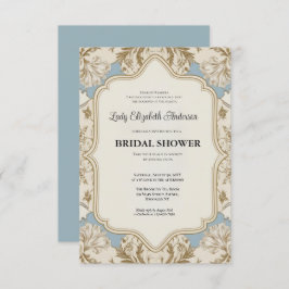 Invitación oro de la época de regencia Bridgerton Bridal Show