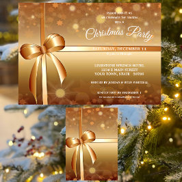 Invitación Oro Gracioso, Fiesta de los Navidades de la cinta