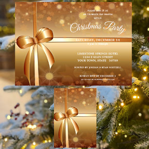 Invitación Oro Gracioso, Fiesta de los Navidades de la cinta