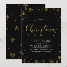 Oro | Modernos Navidades de copas de nieve Fiesta