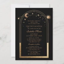 Oro Negro Quinceañera Celestial