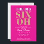 Invitación Oro rosa 60 cumpleaños sorpresa elegante<br><div class="desc">La Gran Invitación Elegante de Oro Rosa de Aniversario de la Sorpresa 60. ¡Sus invitados sabrán que será un fiesta especial con sólo mirar esta invitación!</div>