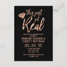 Oro Rosa Esto Recibió Una Fiesta De Compromiso Rea