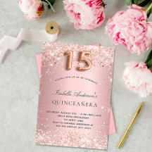 Oro rosa quinceanera