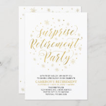 Oro y blanco | Fiesta de Jubilación de Sorpresas M