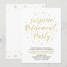 Oro y Blanco | Fiesta de Jubilación Sorpresa Moder