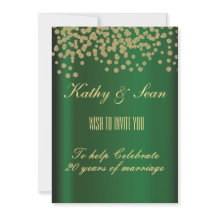 Oro y esmeralda elegantes