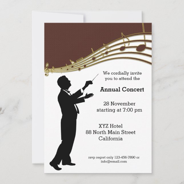 Invitación Orquesta de Conductores (Anverso)