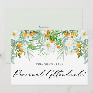 Invitación Orquídeas y Kumquats Sean Mi Asistente Personal