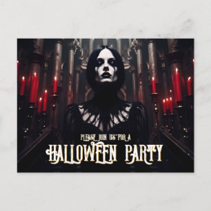 Invitación oscura de Halloween – Fiesta gótica