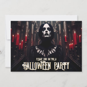 Invitación oscura de Halloween – Fiesta gótica