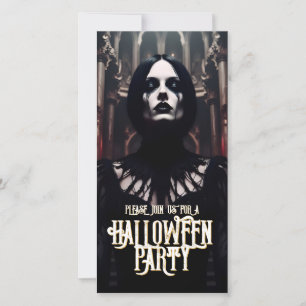 Invitación oscura de Halloween – Fiesta gótica