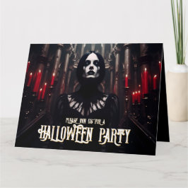 Invitación oscura de Halloween – Fiesta gótica