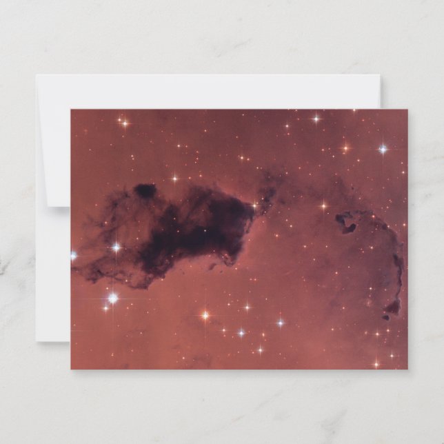 Invitación Oscuras nubes de polvo de Rosa (Anverso)