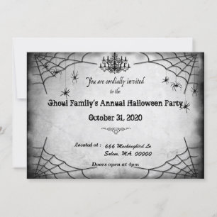 Invitación Oscuridad