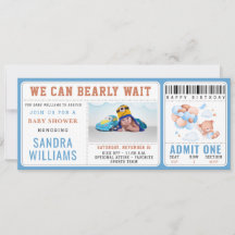 Osito Teddy Boy “Apenas Podemos Esperar” Baby Show