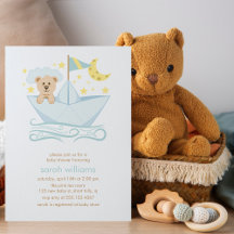 Oso de barca de papel dulce