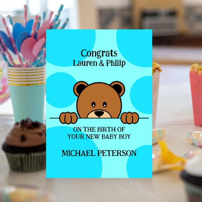 Invitación Oso de exploración suave | PERSONALIZADO | Punto P (Subido por el creador)