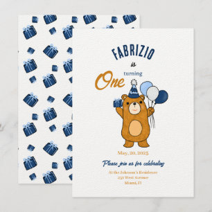 Invitación Oso de peluche