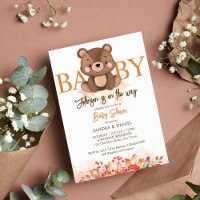 Oso de peluche caída de bebé ducha lindo teddy