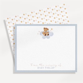 Invitación Oso de peluche, del vivero de