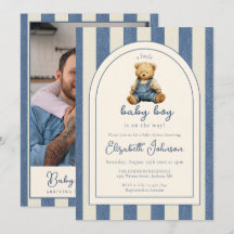 Oso de peluche en vaqueros código QR foto Shower N