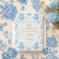 Oso Floral Toile francés 1º cumpleaños