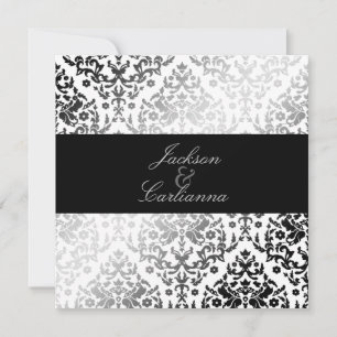 Invitación Oso polar Damasco deslumbrante de 311