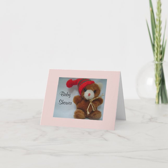 Invitación Oso Teddy Tiny (Anverso)