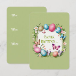 Invitación Osterkranz: Frohe Ostern - 