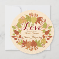 Invitación Otoñal Alegre