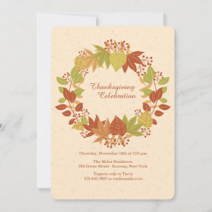 Invitación Otoñal Alegre