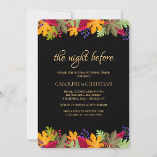 Invitación Otoñal Vibrante