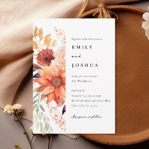Otoño Boda Floral Boho