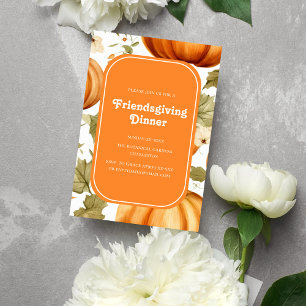 Invitación otoño botánico elegante Amistad
