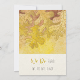 Invitación Otoño deja roble promete renovación 10 años