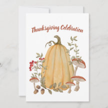 Otoño Día de Acción de Gracias Floral de la Calaba