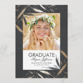 Invitación Otoño dorado| Graduación fotográfica