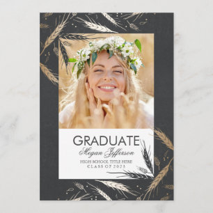 Invitación Otoño dorado  Graduación fotográfica
