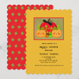 Invitación Otoño Halloween Mejor Despedida de Soltera