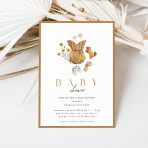 Invitación Otoño Rustic Vintage Baby Shower