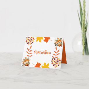 Invitación Otoño Sale de Acción de Gracias